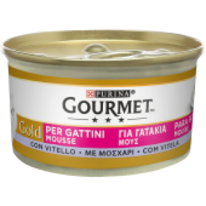 Gourmet Mousse Vitela para Gatinhos 85gr